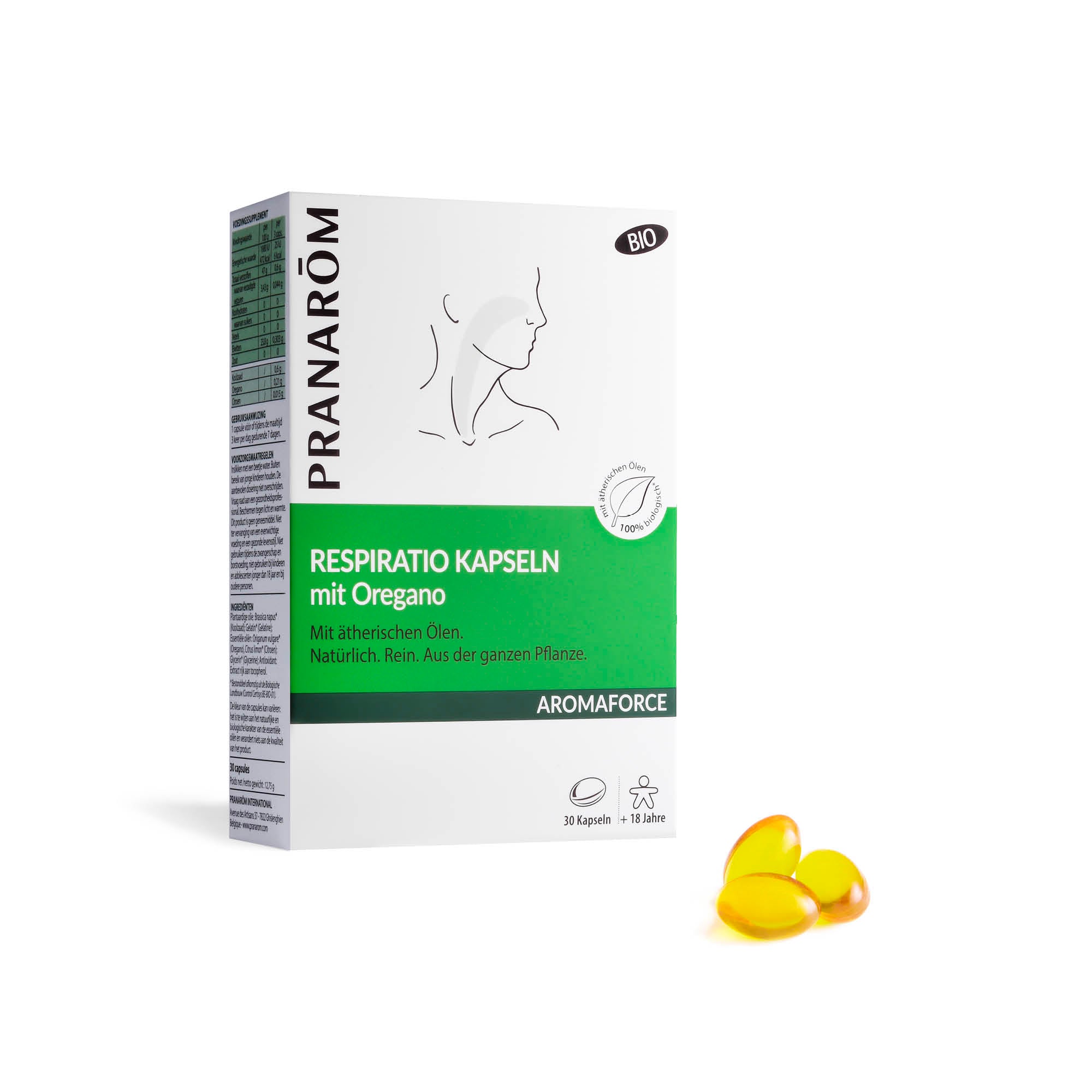 Respiratio Kapseln mit Oregano Bio - Bio